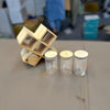 Glass Sealed Spice Jars - 5 Pieces
