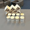 Glass Sealed Spice Jars - 8 Pieces